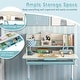 preview thumbnail 8 of 29, Costway Kids Study Desk with 7-Level Tiltable Desktop Adjustable - See Details
