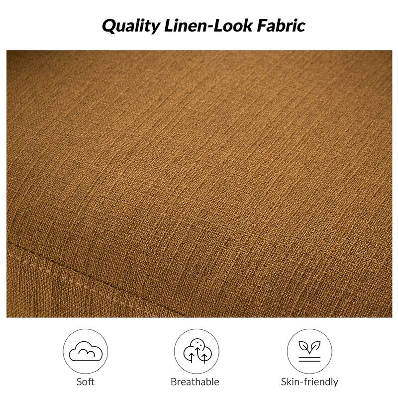 Erkenbald Modern 360-Degree Swivel Chair with Removable Slipcover Set of 2 by HULALA HOME