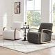 preview thumbnail 15 of 47, Eli Swivel Accent Chair with U-Shaped Wood Arm