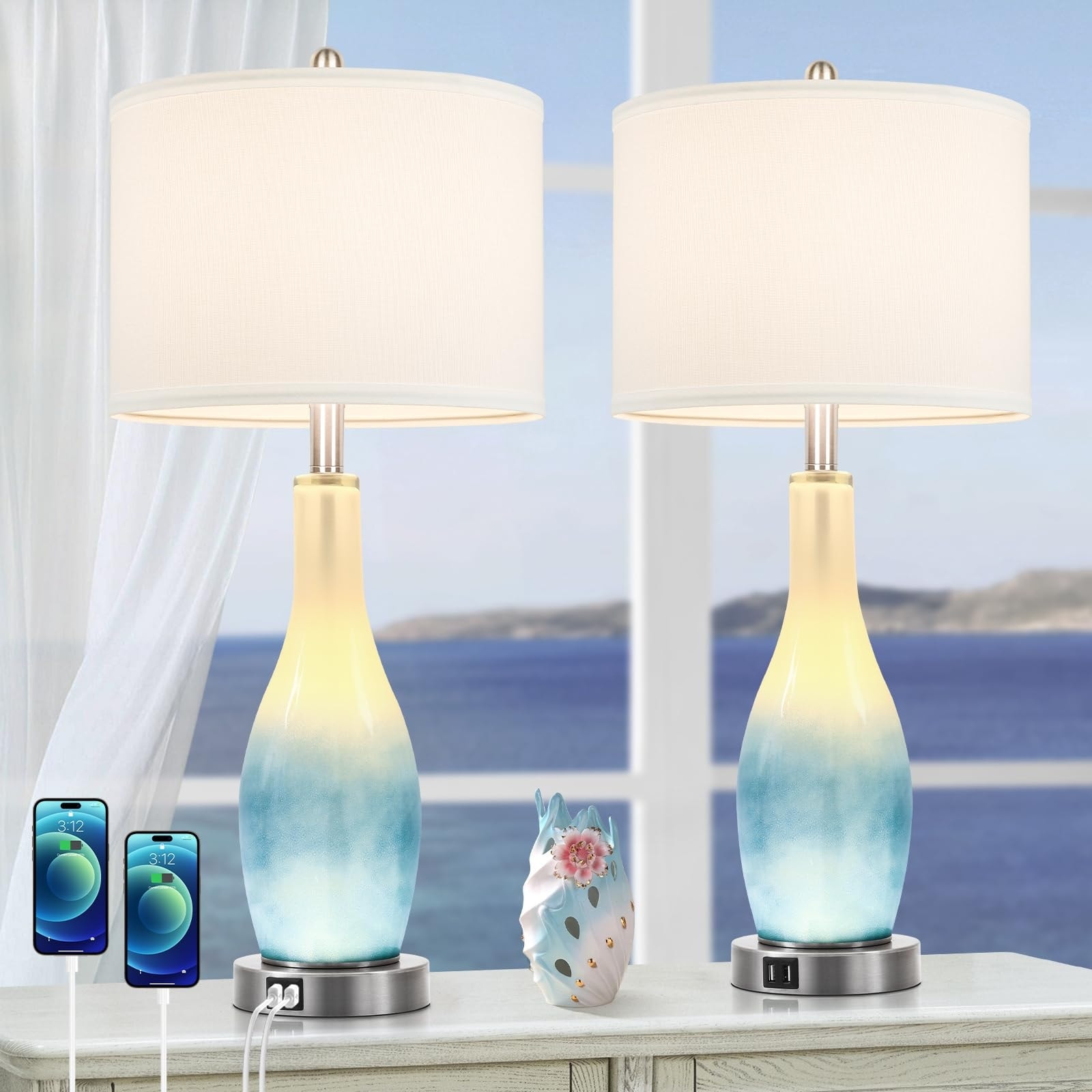 Large tall table lamps top