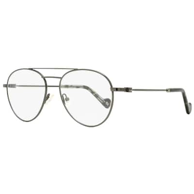 Moncler 008 Womens Dark Gunmetal/Gray Havana 54 mm Eyeglasses - Dark Gunmetal/Gray Havana - Dark Gunmetal/Gray Havana