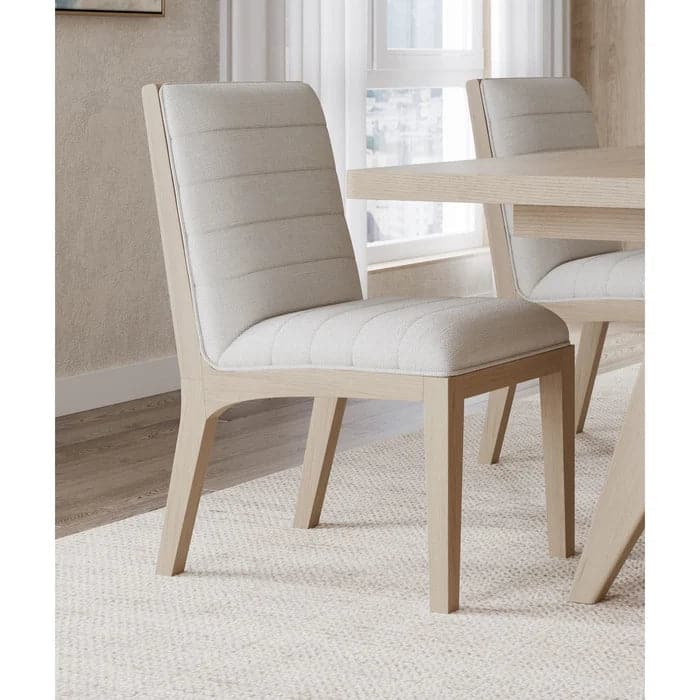 Linwood Solid Wood Dining Chair in Ginger and Natural Linen (Solid Wood Dining Chair (6 qty)