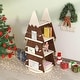 preview thumbnail 3 of 11, 360° Kids Revolving Bookshelf and Toy Storage, 4-Tier Solid Wood Christmas Tree Look Bookcase, Nursery Display Organizer Cabinet
