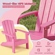 preview thumbnail 2 of 7, Kids Adirondack Chair Plastic Toddler Lawn Chair with Ergonomic Seat