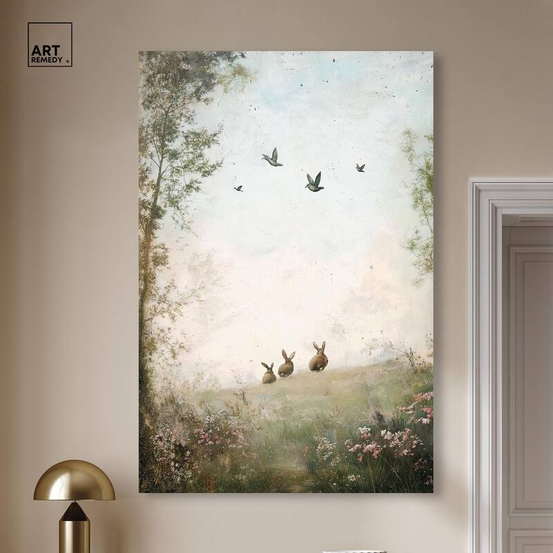 Skyward Sentinels Canvas by Art Remedy, Gallery Wrapped
