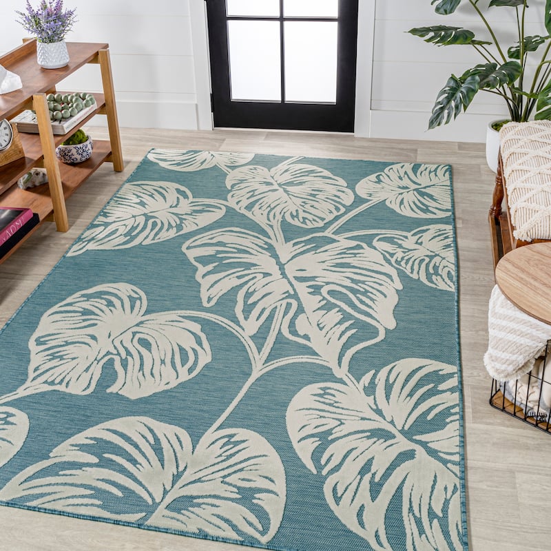 JONATHAN Y Montego Abstract Swirl Area Rug