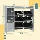 preview thumbnail 4 of 7, Qaba Toy Storage Organizer, Toy Organizer with 8 Bins, 2 Storage Cubbies, Shelf, Drawer, for Kids Room, Playroom, Nursery, Gray