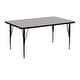 preview thumbnail 1 of 47, 24''W x 48''L Thermal Laminate Activity Table - Adjustable Short Legs Gray