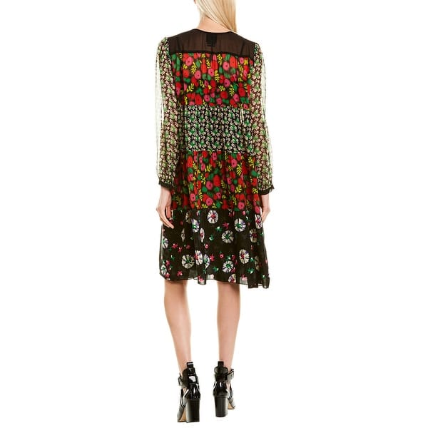 Anna Sui Pop Petunia Shift Dress 30686291 0 Anna Sui Pop Petunia Shift Dress