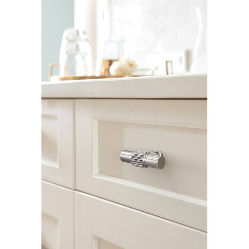 Amerock BP37801 Farewind 5/8" Fluted Bar Cabinet Knob