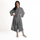 preview thumbnail 19 of 49, Superior Women's Turkish Cotton Ultra-Soft Absorbent Long Bathrobe S/MD - Grey