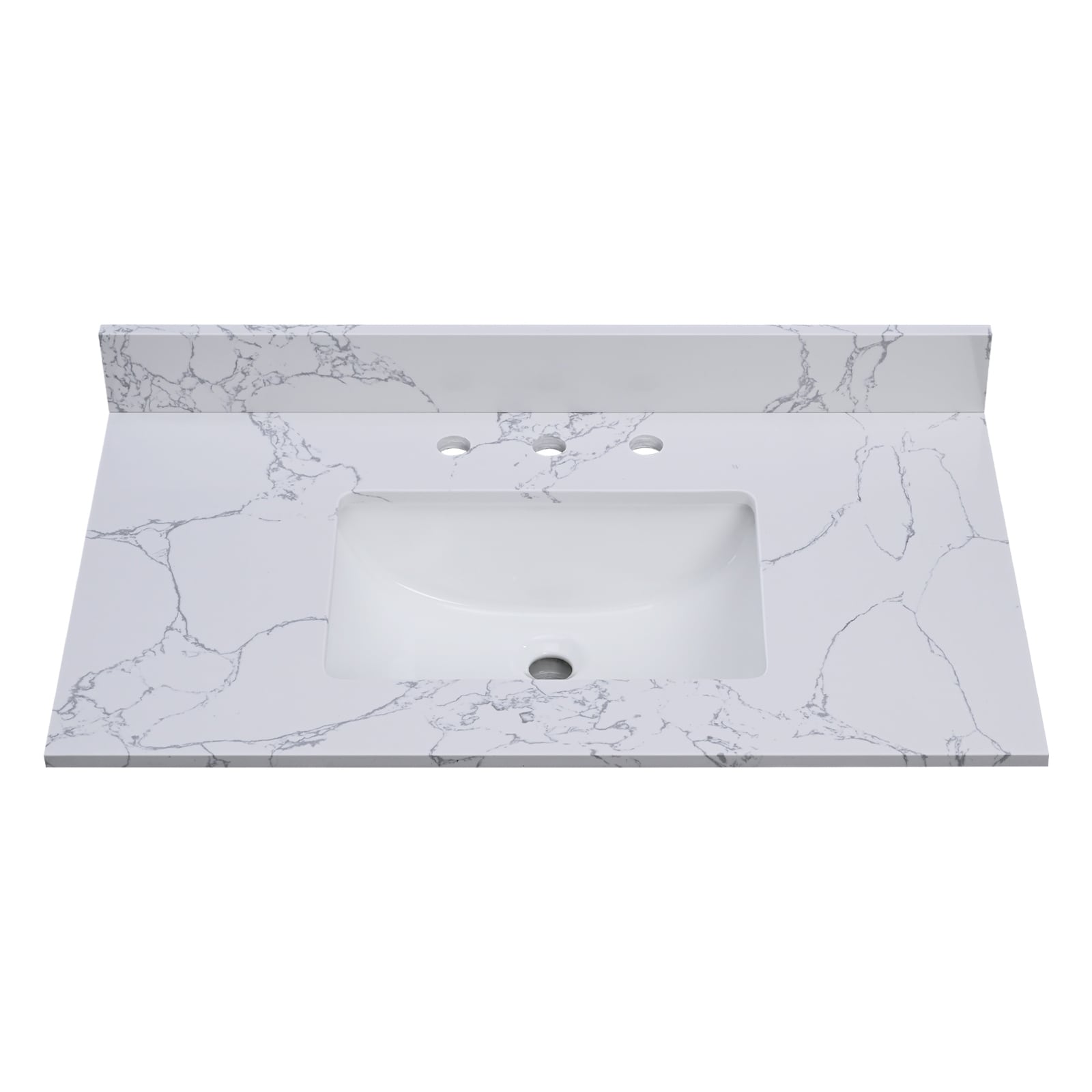 cheap purchase UK Vanityfair 37 Inch White Engineered Marble Vanity Top