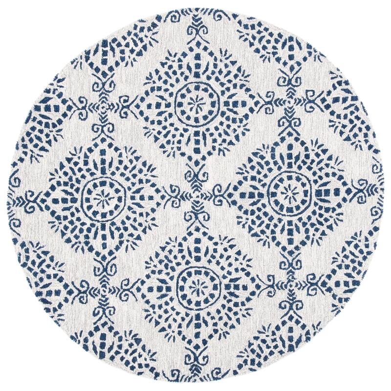 SAFAVIEH Handmade Micro-Loop Stefa Wool Rug