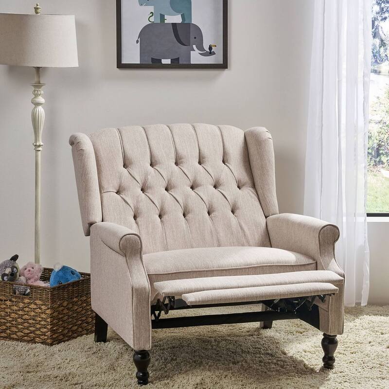 Contemporary One and Half Seater Recliner Chair - Multiple colors available by Christopher Knight Home