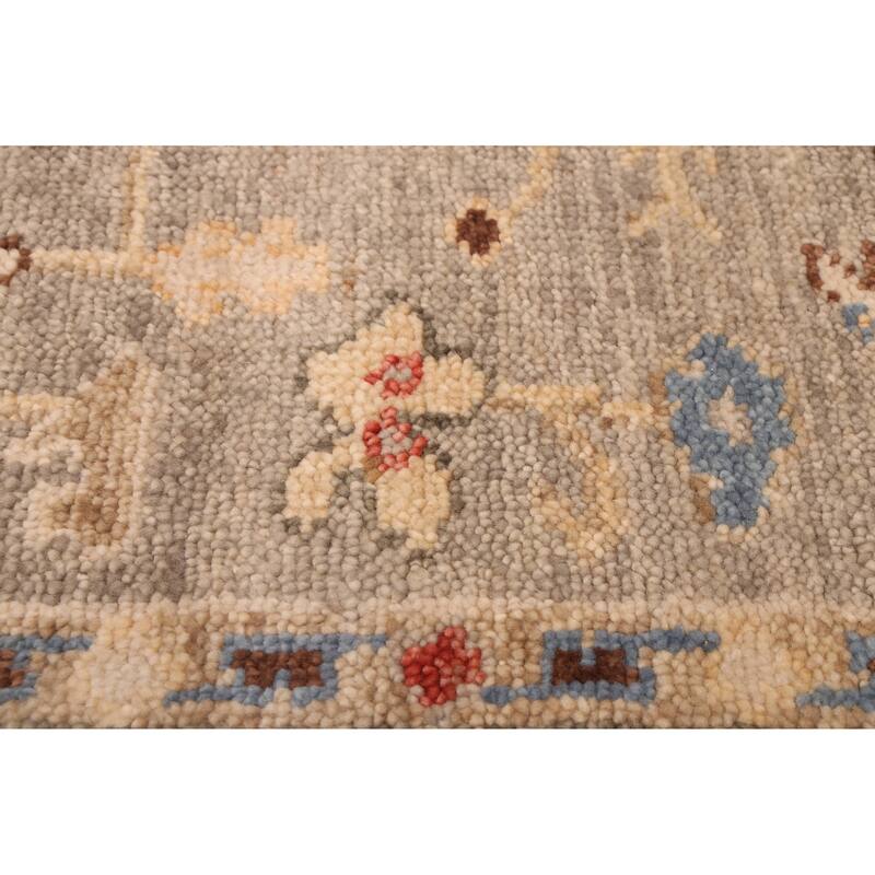 ECARPETGALLERY Hand-knotted Jules Serapi Grey Wool Rug - 7'8 x 9'11