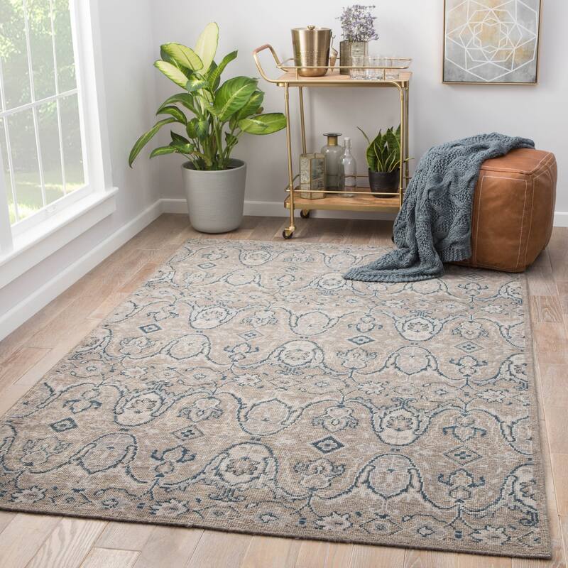 Angkor Hand-Knotted Medallion Area Rug