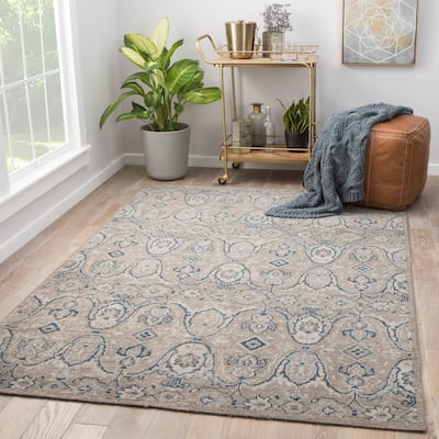 Angkor Hand-Knotted Medallion Area Rug