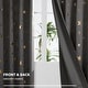 preview thumbnail 37 of 54, Deconovo Gold Star Foil Room Darkening Curtains for Kids 2 Panels