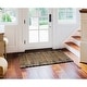 preview thumbnail 45 of 115, Liora Manne Marina Tribal Stripe Indoor/Outdoor Rug 2'7" x 4'3" - Black