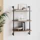 Option Rustic Oak/Matte Black