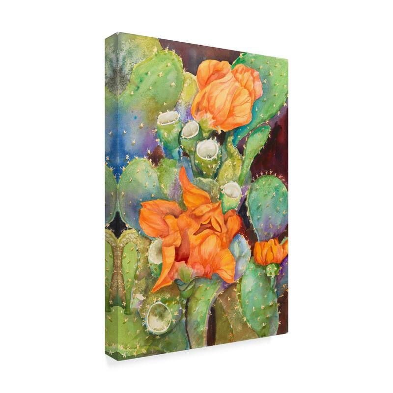 Joanne Porter 'Desert Blooms' Canvas Art