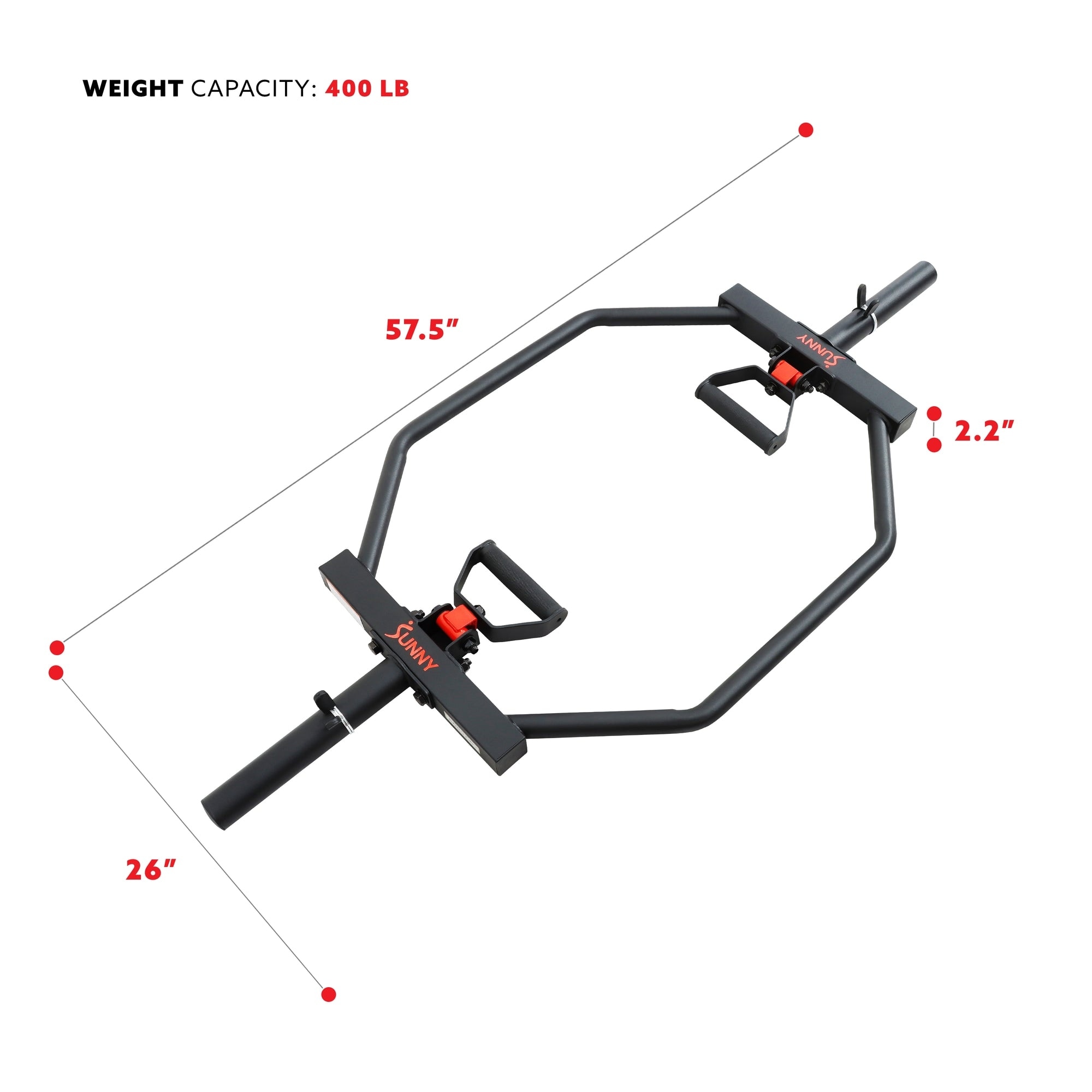 Sunny Health Fitness Olympic Barbell Hex Bar Bed Bath Beyond