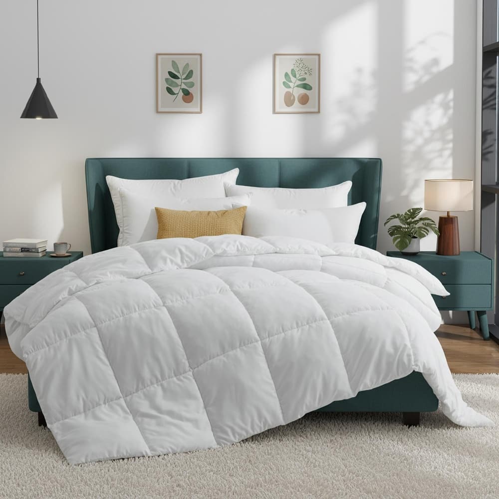 Lightweight Down Alternative Comforter Duvet Insert with Soft Microfiber Shell