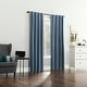 preview thumbnail 54 of 91, Sun Zero Cyrus Thermal Total Blackout Back Tab Curtain Panel, Single Panel