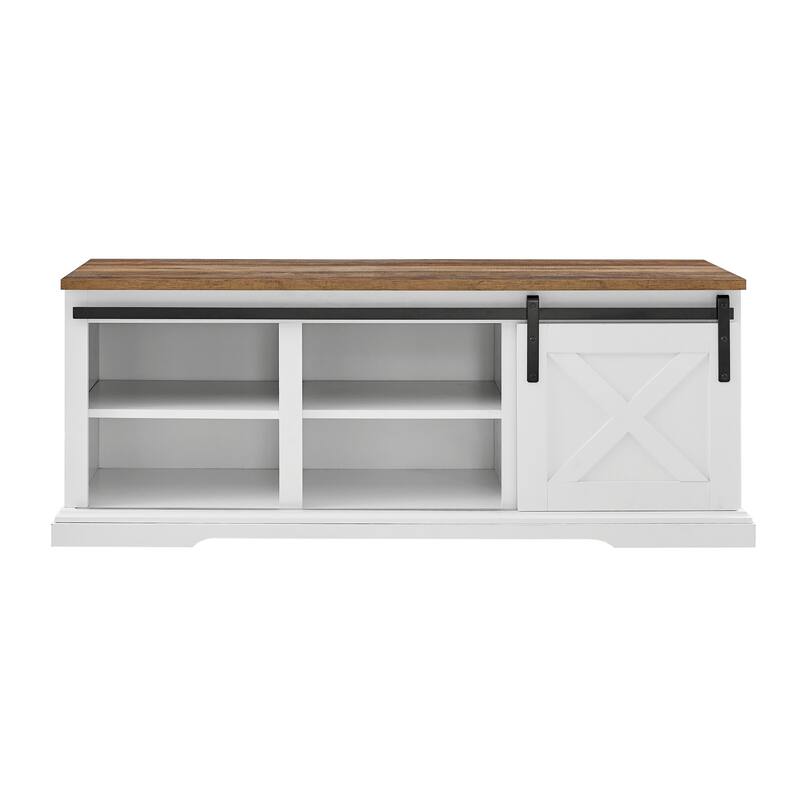 Middlebrook 48-inch Sliding Barn Door Bench