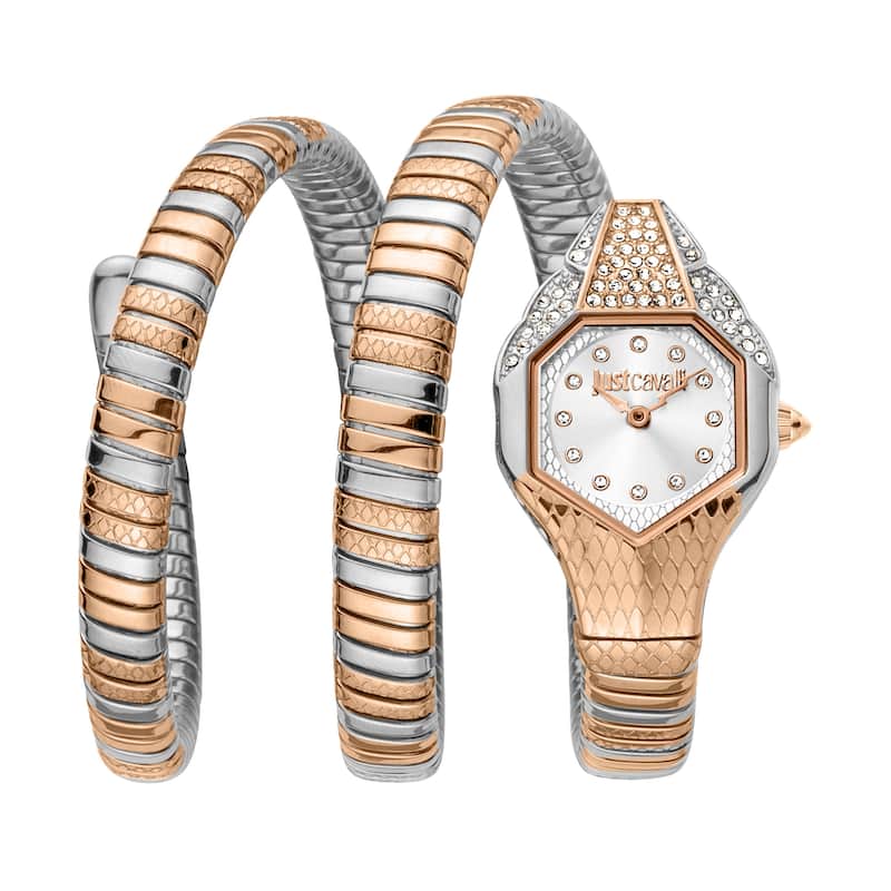 Just Cavalli Women's JC1L193M0085 Quartz Watch - Two-Tone