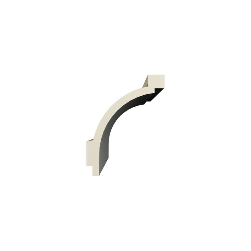 6"H x 4 5/8"P x 7 3/8"F x 94 1/2"L Noah Crown Moulding - 1-Pack