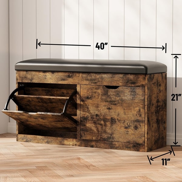 40" Shoe Storage Bench