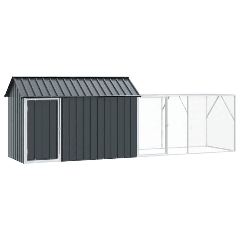 vidaXL Bird Cage Anthracite Galvanized steel