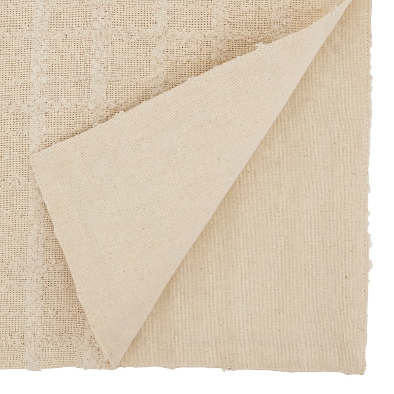 Table Runner with Textured Design - 13"x72"