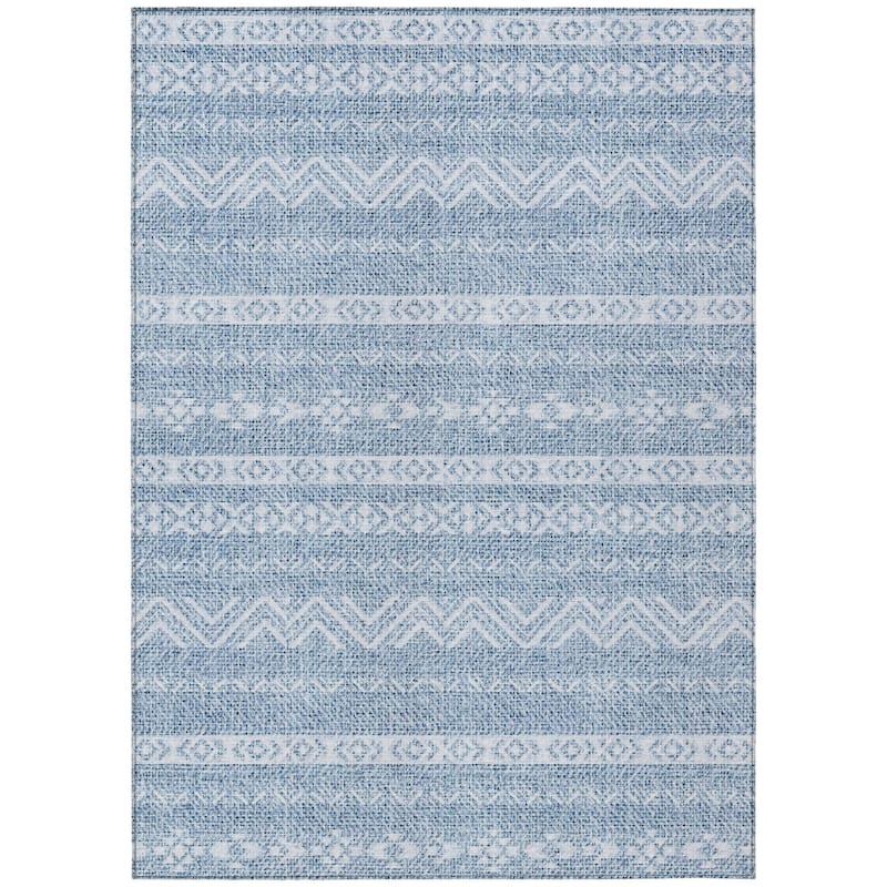 HomeRoots Southwestern Transitional Rectangle Outdoor Rug