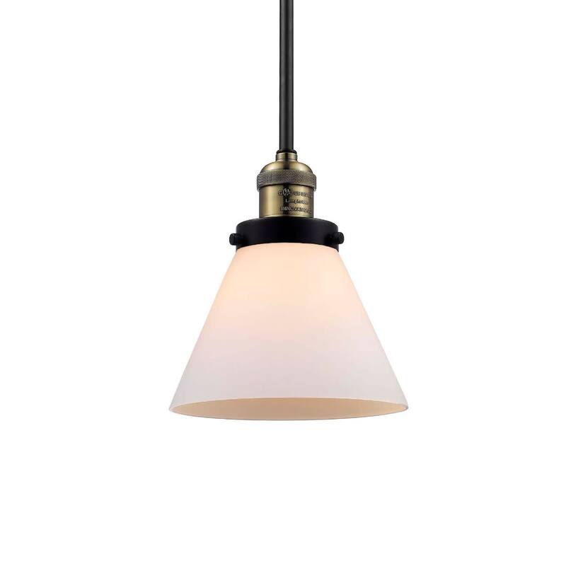 Innovations Lighting Large Cone Single Light 8" Wide Mini Pendant with