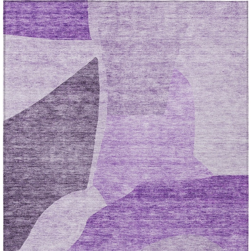 HomeRoots Abstract Transitional Rectangle Outdoor Rug