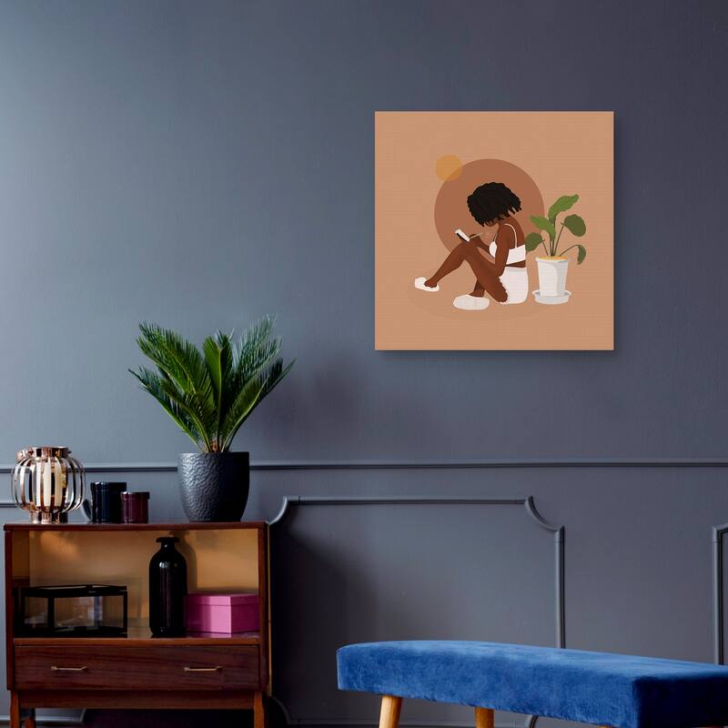 Note to Self by Princella Canvas Art Print