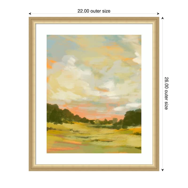 Kate and Laurel Framed Art Landscape 2 by Annie Quigley