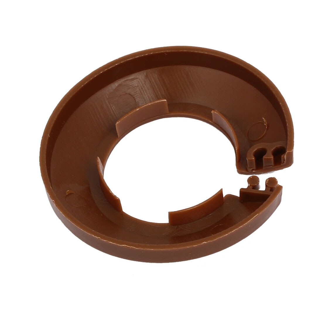 32mm Plastic Wall Flange Radiator Water Pipe Cover Collar Brown