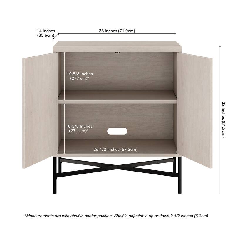 Brighton 28" Wide Rectangular Accent Cabinet - 28" Wide