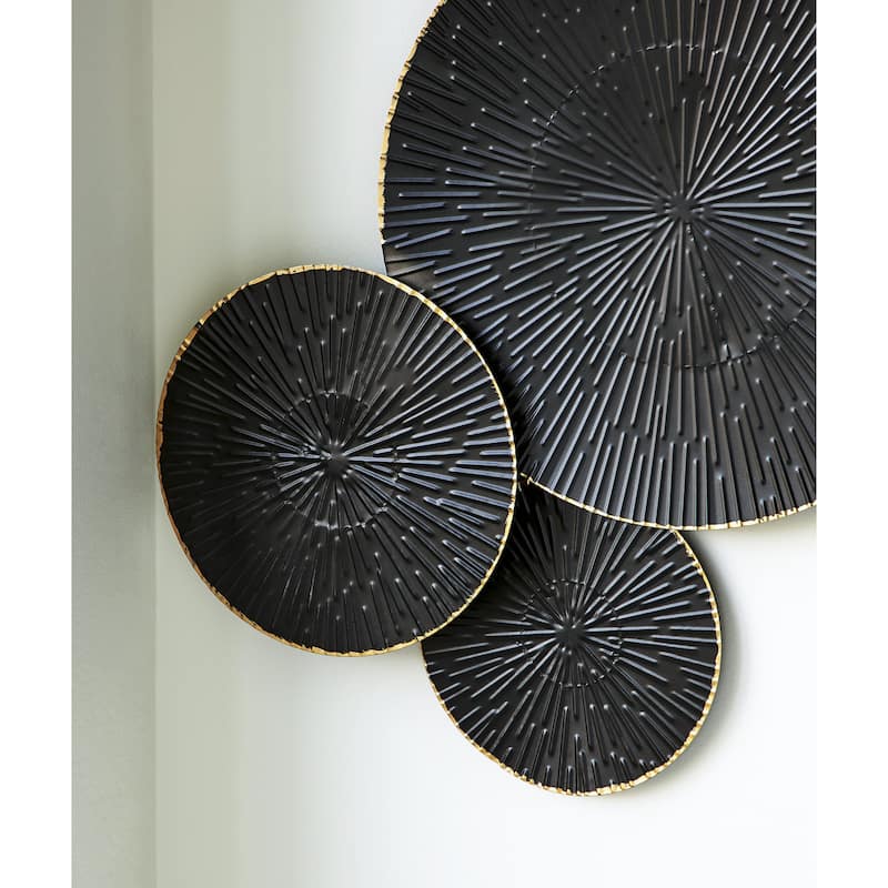 Signature Design by Ashley Rhetlen Black/Gold Wall Decor - 36"W x 2"D x 21"H