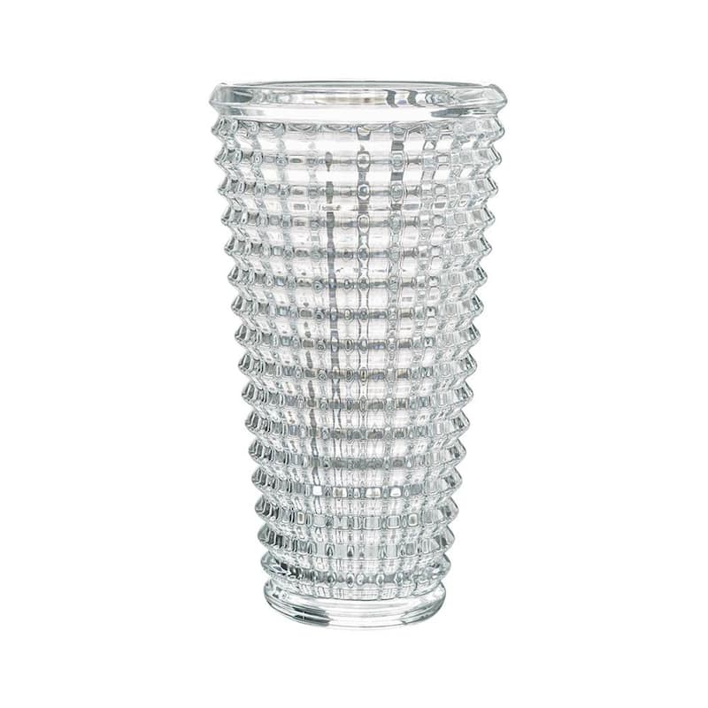 11" Clear Round Glass Table Vase - 5.90