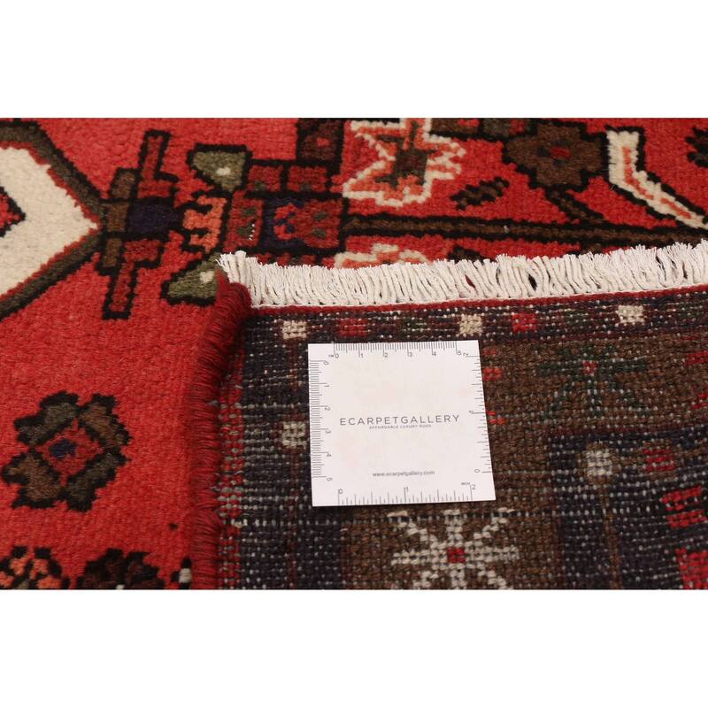 ECARPETGALLERY Hand-knotted Andelz Red Wool Rug - 3'2 x 4'8