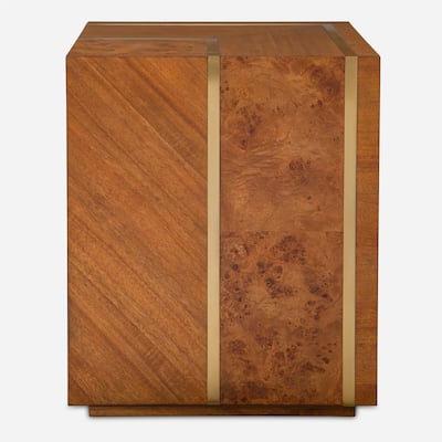 Uttermost Seven Wonders Wooden Side Table - 24"H x 20"W x 20"D