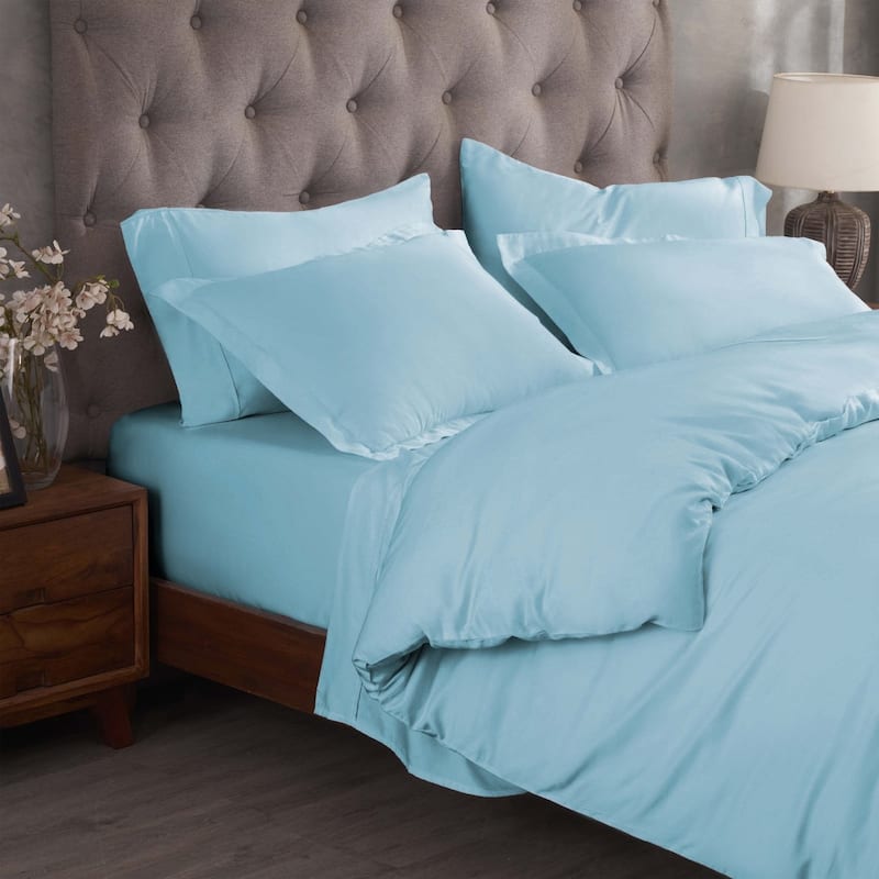 Superior Modal 300-Thread Count Solid Duvet Cover Set
