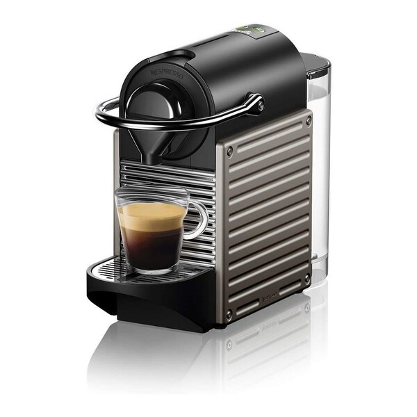 Nespresso BEC430TTN Pixie Espresso Machine, 24 ounces , Titan