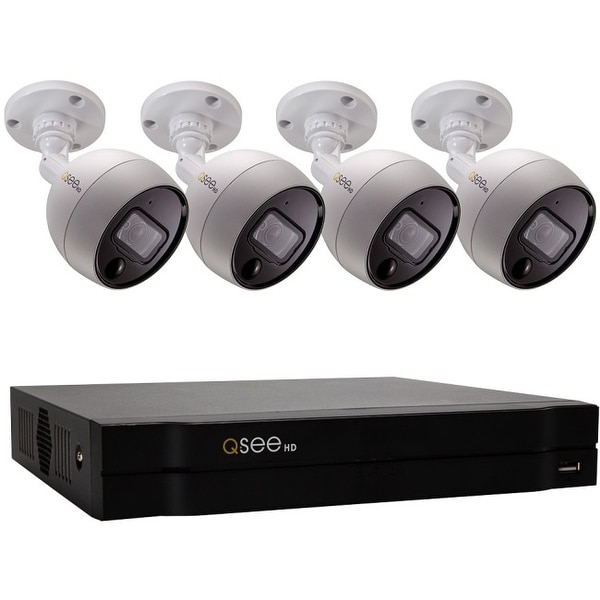 Q-see qc998-4fl-2 8ch 4k multiformat dvr w/ 2tb