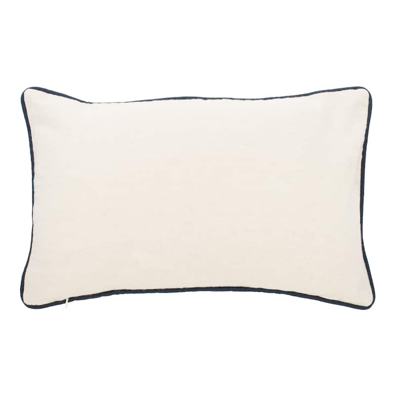 SAFAVIEH Wyatt Decorative Pillow- Blue / Creme