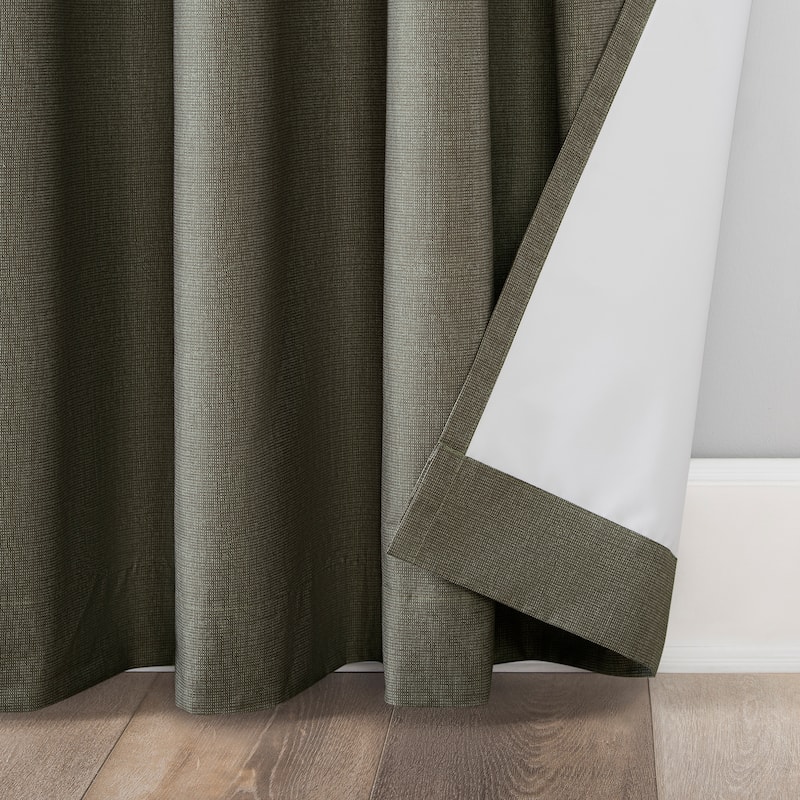 Sun Zero Duran Thermal Insulated Total Blackout Grommet 1-Piece Curtain Panel, Single Panel